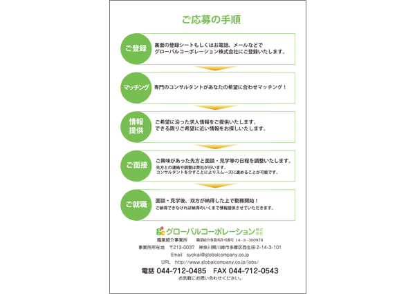 ご応募説明用紙